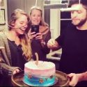 Thomas Rhett and Wife Lauren Reveal Gender of Their Baby With A Cake